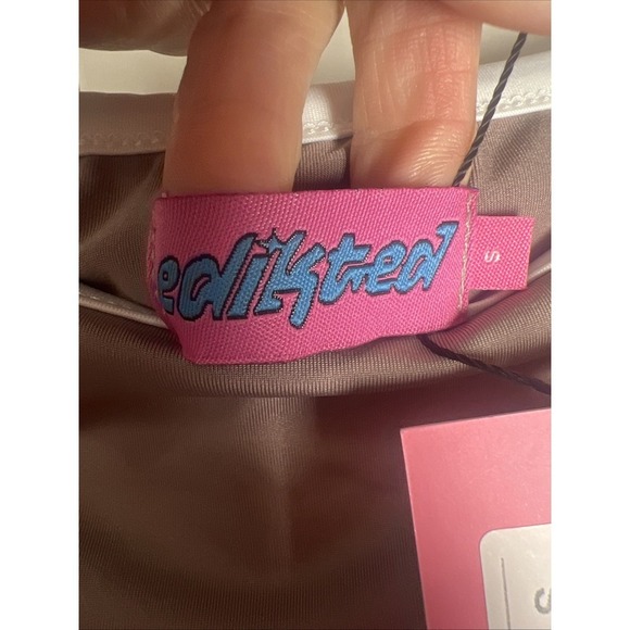 Edikted Nadia Side Slitted Pull On Stretch Maxi Skirt Size Small Purple NWT - Picture 3 of 11